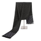 Herbst/Winter Herren Grau gestreifte Business Schals, Kaschmirschal für Gentleman