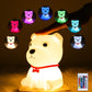 LED-Nachtlichter, süße Hundelampe, Berührungssensor, Fernbedienung, RGB, Kinder, Baby, USB-Lampen, Schlafzimmer, Tisch, Zimmer, Licht, Spielzeug, Nachttischdekoration