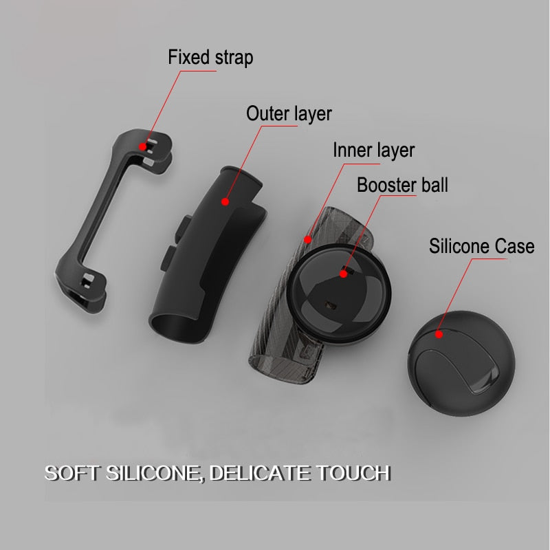 Universal Auto Lenkrad Booster 360° Drehknopf, Ball Booster Langlebige Griffsteuerung