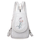 Hochwertiger Rücksack für Frauen, 2023 New White Freizeit-Tasche für Mädchen im Teenageralter