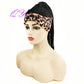 Hair Big Afro Kinky Curly Stirnband Perücken für Frauen Synthetisches Haar Perücken Turban Wrap Hair Style