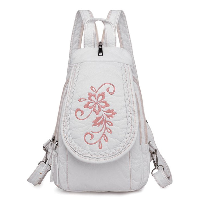 Hochwertiger Rücksack für Frauen, 2023 New White Freizeit-Tasche für Mädchen im Teenageralter