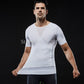 Men Slimming Shaper Posture Tops Male Belly Abdomen Corrector Compression Body Building Chest Tummy Shirt