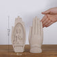 2 Stücke Buddha Statue Hände Skulpturen, Mönch Figur Tathagata Indien Yoga Fengshui Heimdekoration