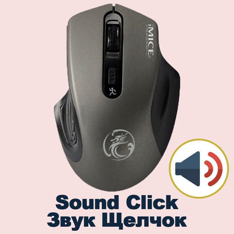 USB Wireless Mouse 2000 DPI USB 2.0 Empfänger Optische Computermaus 2,4 GHz Ergonomische Mäuse für Laptop PC Sound Silent Mouse