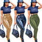 Casual Damen Leder Hosen, Streetwear Party Nacht Kleidung Für Frauen