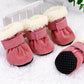 4pcs Hundestiefel Herbst/Winter