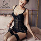 Sexy atmungsaktiver Bustier und Korsett für Damen, hochelastisch, Gothic-Korsett, Taillentrainer, Bodysuit