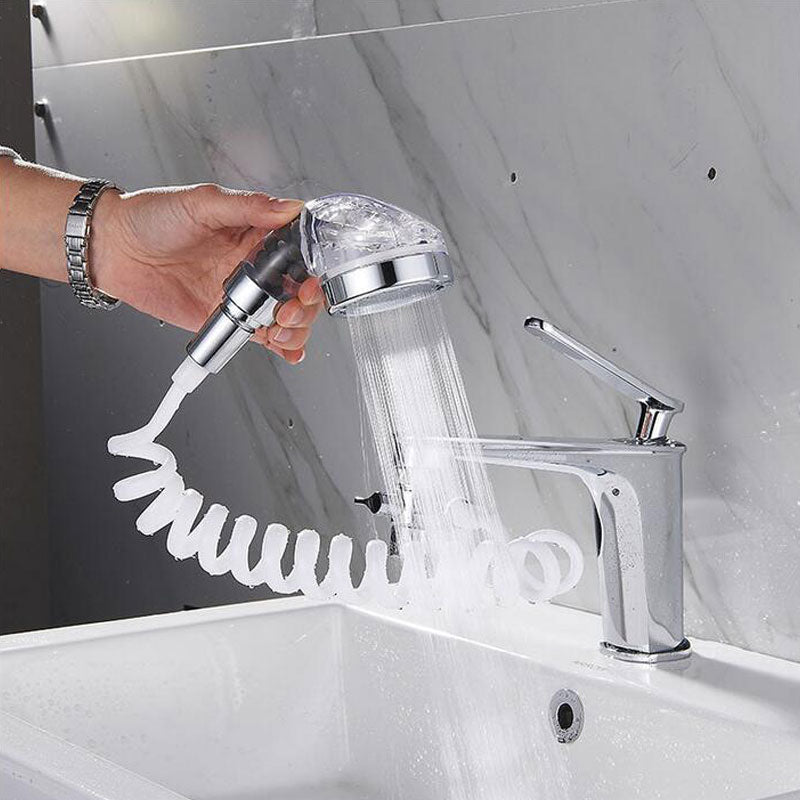 Badezimmer-Waschbecken-Wasserhahn, externer Duschkopf, Rinser-Verlängerungsset