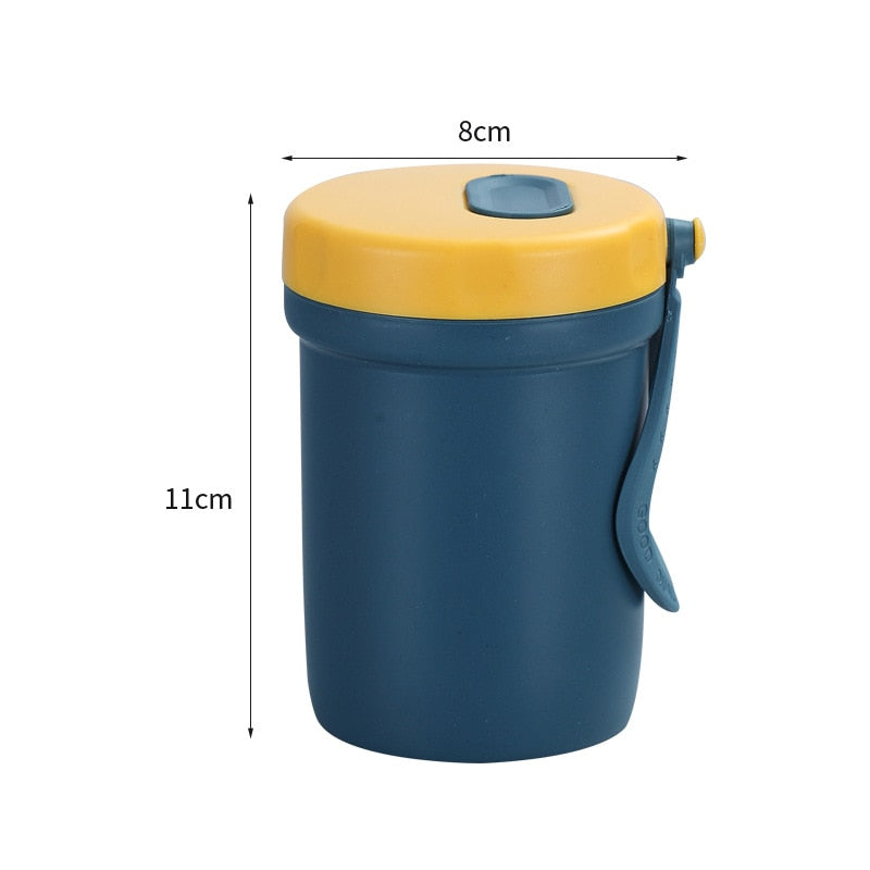 850 ml/1100 ml tragbare Lunchbox Lebensmittelbehälter Mikrowelle geeignet, Bento-Boxen Lunchbox mit Besteck-Sets