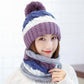Neue Winter Damen Samt Wollmützen Twist, weibliche Reitstrickmützen Sets