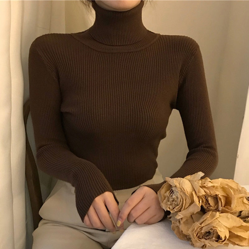 Gestrickter Pullover für Frauen, Herbst / Winter