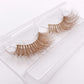 25mm 3D handgefertigte braune Nerzwimpern, natürliche individuelle falsche Wimpern