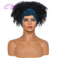Hair Big Afro Kinky Curly Stirnband Perücken für Frauen Synthetisches Haar Perücken Turban Wrap Hair Style