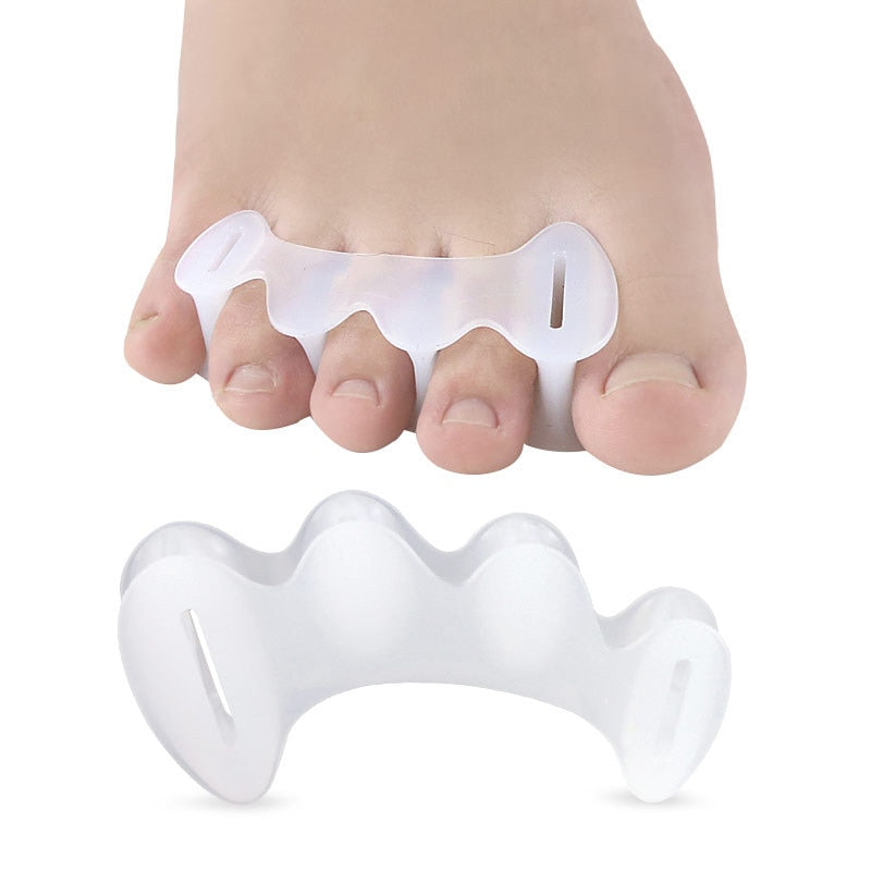 2Pcs=1Pair harte Silikon Zehentrenner, Hallux Valgus orthopädische  Zehentrenner.