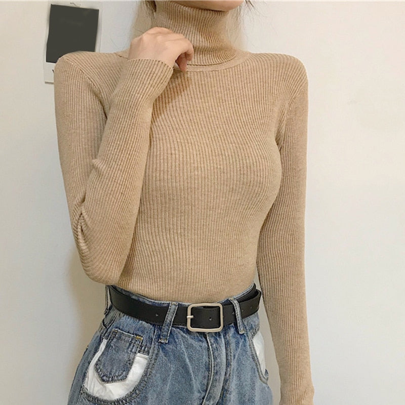Gestrickter Pullover für Frauen, Herbst / Winter
