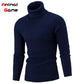 Rollkragen Warmer Strickpullover für Männer