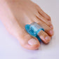 Zehentrenner, 2pcs blau weiches Silikon Gel