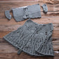 Handgestricktes Sommer Strandkleid-Set, zweiteiliges Set mit aushöhlen Crop Top Minirock