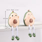 2PCS Nordic Puppe für Wohnzimmer Dekoration Kinderzimmer Dekoration Harz Puppe Hase Figur, Handwerk für Kinder Kinderzimmer Dekoration