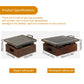 Tragbarer BBQ-Grill Koreanischer japanischer Barbecue-Grill, Antihaft Holzkohle-BBQ Ofen