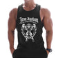 Neue Fitnessstudios Kleidung aus Baumwolle, Bodybuilding ärmelloses Unterhemd