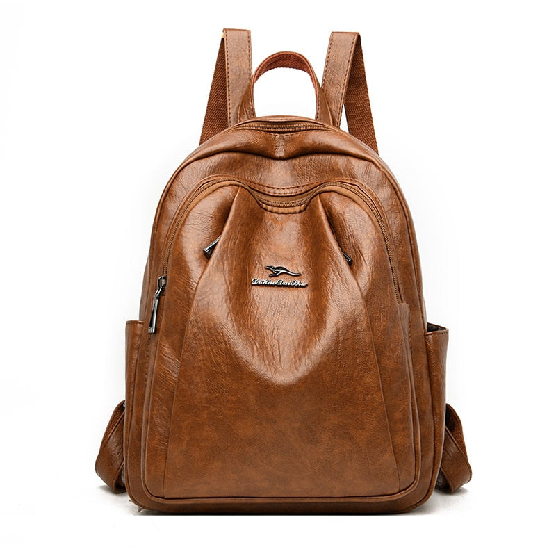 Damen echtes designer Leder Rücksack, Hohe Qualität