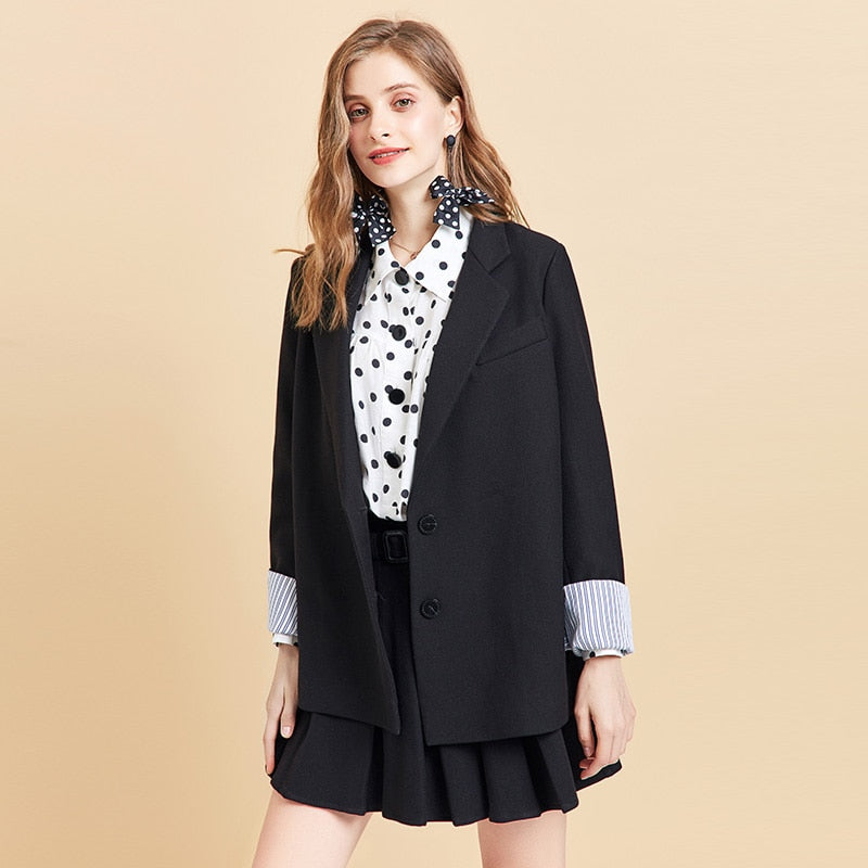 Frühling Damen Anzug-Blazer und Rock Set