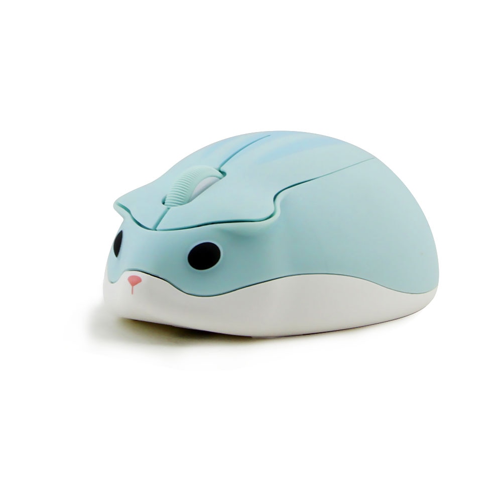 Nette Cartoon Drahtlose Maus für Kinder-Macbook mit Rosa Hamster Design, Tragbare USB Optische Computer Maus