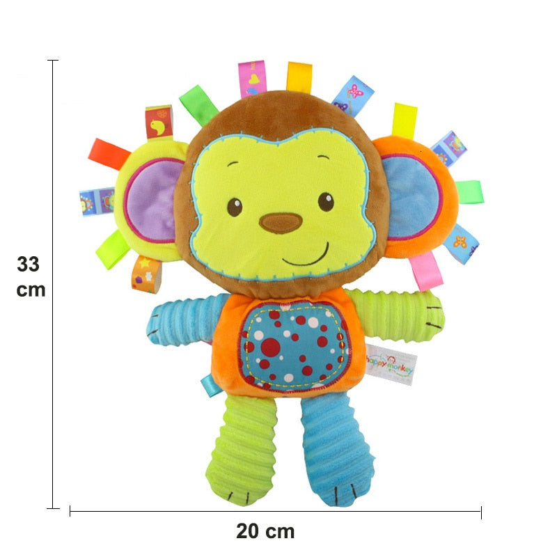 Cartoon Baby Plüsch Rasseln Spielzeug