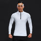 Langarm Frühling Herbst Kompression-Fitness-T-Shirts