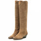 Damen Stiefel Wildleder High Stiefel, Qualität Damen Freizeitschuhe