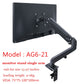 Full Motion Desktop-Halterung, LCD-TV-Gasfederarm, TV-Monitorhalterung Geeignet für 17-27-Zoll-Monitore