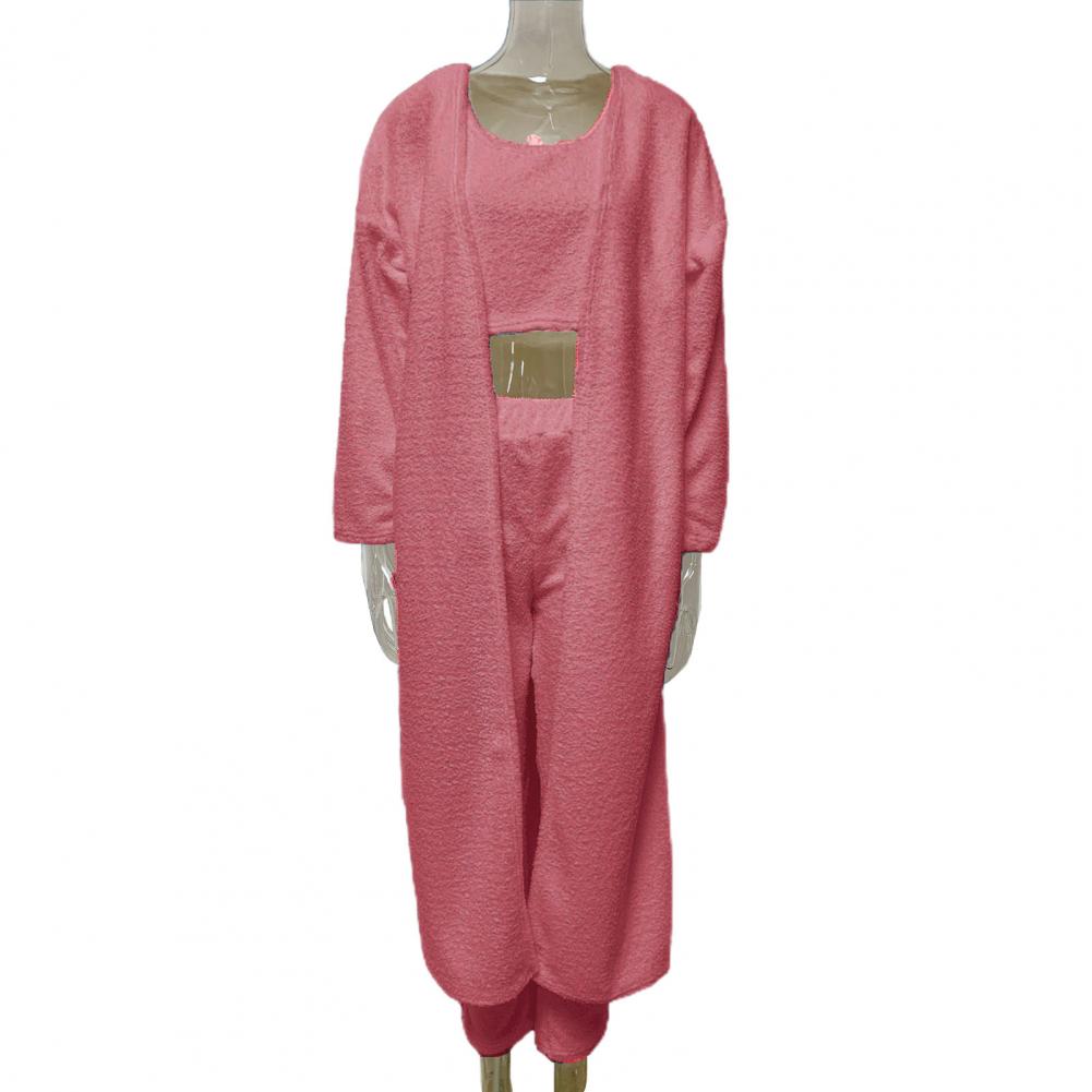 3 Teile / Satz Damen Langarm Strickjacke mit Hosen