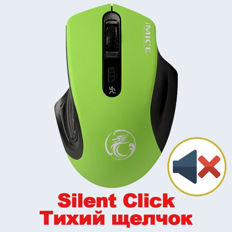 USB Wireless Mouse 2000 DPI USB 2.0 Empfänger Optische Computermaus 2,4 GHz Ergonomische Mäuse für Laptop PC Sound Silent Mouse
