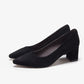 Damenschuhe Kleiner Mittlerer Absatz, elegant, Echtleder für Büroarbeit , Komfortschuhe