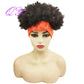 Hair Big Afro Kinky Curly Stirnband Perücken für Frauen Synthetisches Haar Perücken Turban Wrap Hair Style