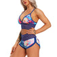 Hot Fitness Damen Shorts, ärmelloses Workout Sport Set