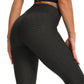 Sports Leggings Damen, Anti-Cellulite dehnbare Sporthose Hohe Taille