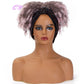Hair Big Afro Kinky Curly Stirnband Perücken für Frauen Synthetisches Haar Perücken Turban Wrap Hair Style