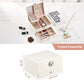 Casegrace Multi-Layer Jewelry Box Organizer, Samt-Aufbewahrungsbox für Uhren, Ohrringe & Halsketten