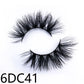 20 mm 3D echte Nerzwimpern, 6DC-Serie Wimpern, 18 mm bis 22 mm Länge