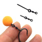 10PCS Boilie-Schraube mit Mirco-Ringwirbel für Ronnie Rig, D-Rig und Chod Rig, Terminal Tackle Köderhalter
