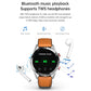 2022 neue 454 * 454-Bildschirm-Smartwatch zeigt immer die Uhrzeit an Bluetooth-Anruf, Lokale Musik-Smartwatch für Herren, Android-TWS-Kopfhörer