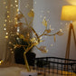 LED Kupferdraht Nachtlicht Baum, Lichterkette Heimtextilien Nachtlampe, USB batteriebetrieben für Schlafzimmer Nachttischlampe