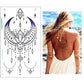 temporäre mode Tattoos-Schmuck, Körperaufkleber für Ägypten arabisch indische Sexy Tattoos-Muster