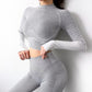 Damen Langarm Laufshirt atmungsaktiver Funktionsshirt , Yoga-Anzüge für Frauen