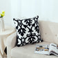 Kissenbezug mit niedlicher floraler geometrischer Stickerei, grün-gelber Kissenbezug für Sofa, Bett, schlichtes Zuhause, 45 x 45 cm