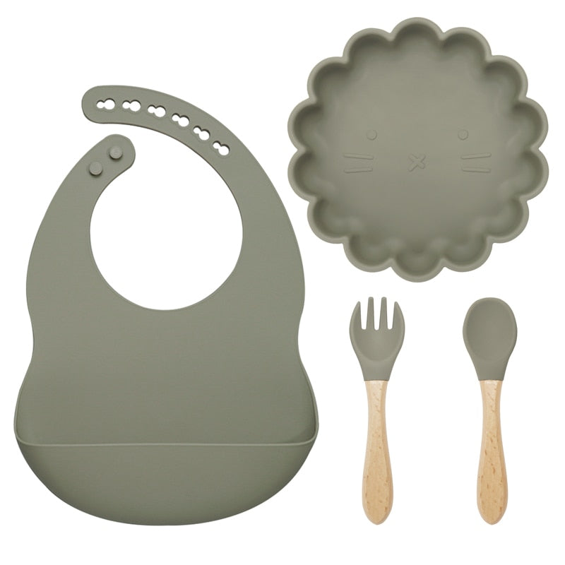 New Born Baby Products Erstaunliche Lern-Blumenform, sicherer, essbarer Silikon-Abdeckung für Obstschalen