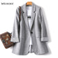 Damen Langarm Frühling Casual Blazer